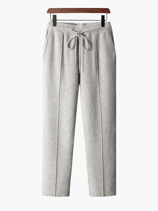 Wool Straight-Leg Sweatpants