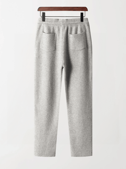 Wool Straight-Leg Sweatpants